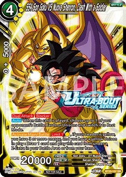 BT25-107 SS4 Son Goku VS Nuova Shenron, Clash With a Soldier (Promo)
