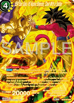 BT25-107 SS4 Son Goku VS Nuova Shenron, Clash With a Soldier (SPR)