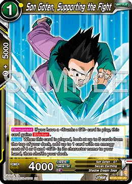 BT25-108 Son Goten, Supporting the Fight