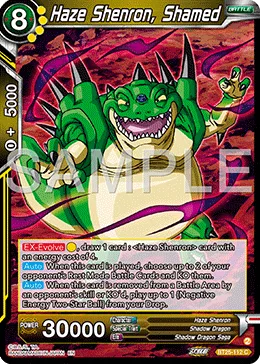 BT25-112 Haze Shenron, Shamed