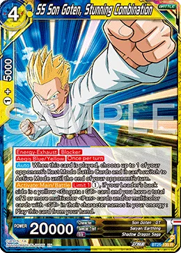 BT25-135 SS Son Goten, Stunning Combination
