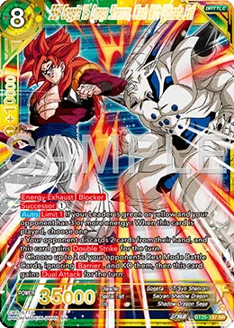BT25-137 SS4 Gogeta VS Omega Shenron, Clash With Ultimate Evil