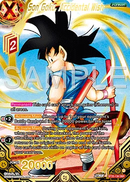 BT25-138 Son Goku, Accidental Wish