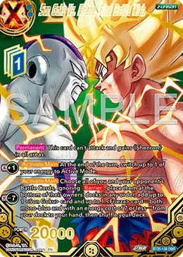 BT25-139 Son Goku Vs. Frieza, Final Battle Wish