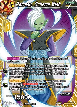 BT25-142 Zamasu, Scheme Wish (Promo)