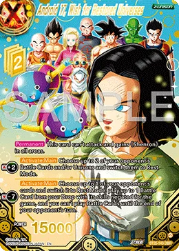 BT25-143 Android 17, Wish for Restored Universes