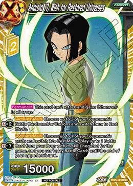 BT25-143 Android 17, Wish for Restored Universes (Promo)
