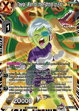 BT25-144 Cheelai, Wish for the Fighting to End (Promo)