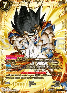 BT25-148 Son Goku, Apex of the Origin (Alt art)