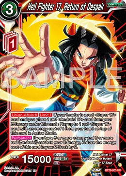 BT26-005 Android 17, Return of Despair