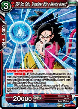 BT26-009 SS4 Son Goku, Showdown With a Machine Mutant