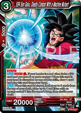 BT26-010 SS4 Son Goku, Deadly Combat With a Machine Mutant