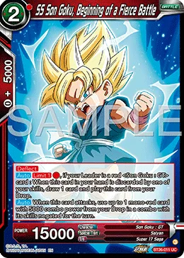 BT26-011 SS Son Goku, Beginning of a Fierce Battle