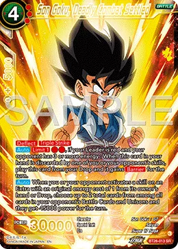 BT26-013 Son Goku, Deadly Combat Settled