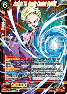 BT26-016 Android 18, Deadly Combat Settled