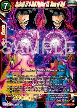 BT26-019 Android 17 & Hell Fighter 17, Team of Evil