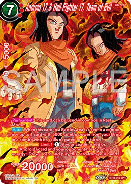 BT26-019 Android 17 & Hell Fighter 17, Team of Evil (SPR)
