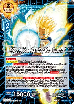 BT26-033 SS2 Cabba, Battling for Survival