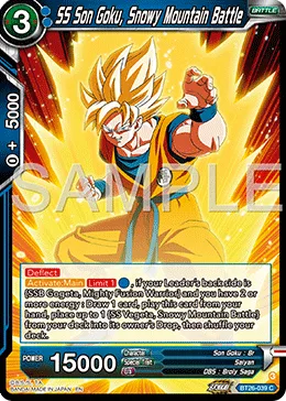 BT26-039 SS Son Goku, Snowy Mountain Battle