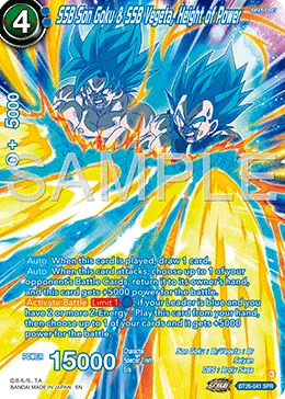 BT26-041 SSB Son Goku & SSB Vegeta, Height of Power (SPR)