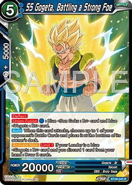 BT26-045 SS Gogeta, Battling a Strong Foe