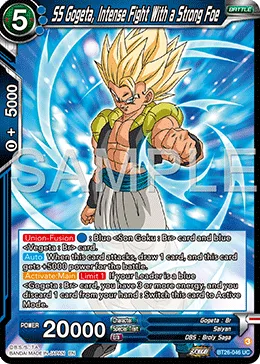 BT26-046 SS Gogeta, Intense Fight With a Strong Foe