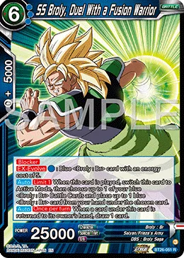 BT26-051 SS Broly, Duel With a Fusion Warrior
