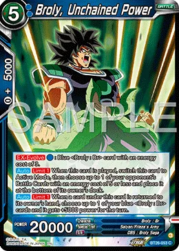 BT26-053 Broly, Unchained Power