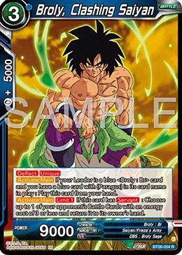 BT26-054 Broly, Clashing Saiyan
