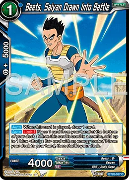 BT26-057 Beets, Saiyan Drawn Into Battle