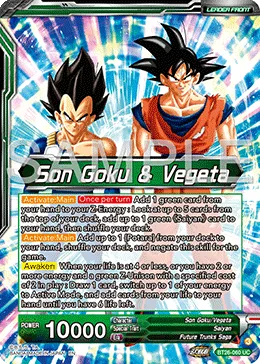 BT26-060 Son Goku & Vegeta (Alt art)