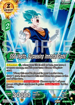 BT26-063 SSB Vegito, Surpassing Immortal Gods!