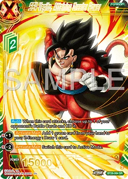 BT26-064 SS4 Vegito, Attaining Greater Power