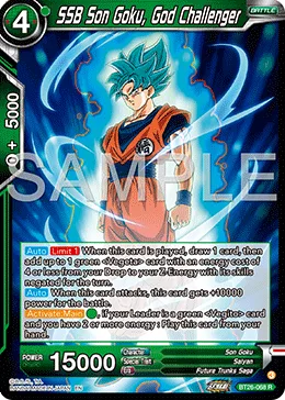 BT26-068 SSB Son Goku, God Challenger