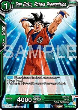 BT26-070 Son Goku, Potara Premonition