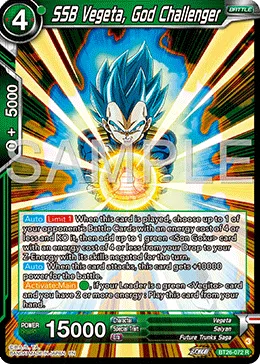 BT26-072 SSB Vegeta, God Challenger