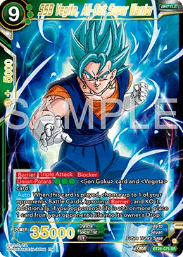 BT26-075 SSB Vegito, All-Out Super Warrior