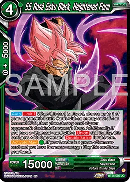 BT26-080 SS Rosé Goku Black, Heightened Form