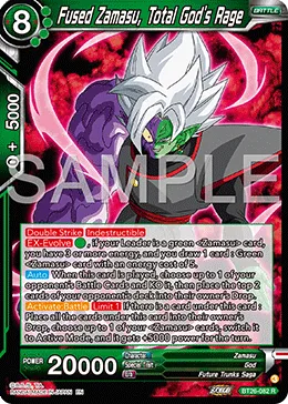BT26-082 Fused Zamasu, Total God's Rage