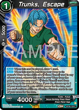 BT26-126 Trunks, Escape