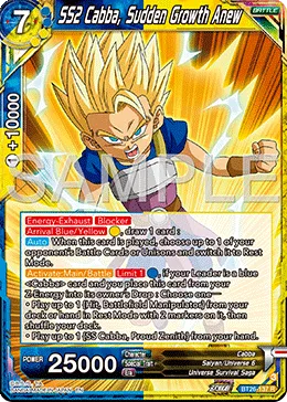 BT26-137 SS2 Cabba, Sudden Growth Anew