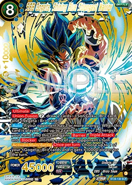 BT26-138 SSB Gogeta, Shining Blue Strongest Warrior