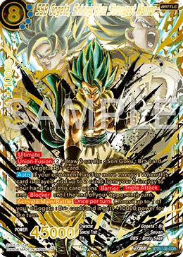 BT26-138 SSB Gogeta, Shining Blue Strongest Warrior (Alt art)