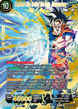 BT26-140 Perfected Ultra Instinct Son Goku, Transcendence