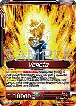 BT27-001 Vegeta (Alt art)