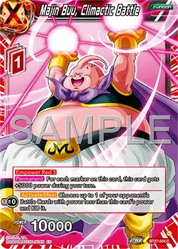 BT27-004 Majin Buu, Climactic Battle