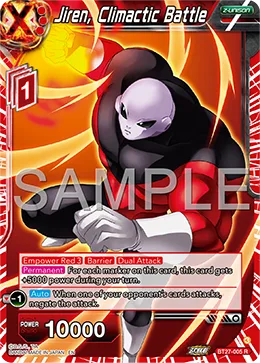 BT27-005 Jiren, Climactic Battle
