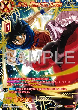 BT27-005 Jiren, Climactic Battle (Alt art)