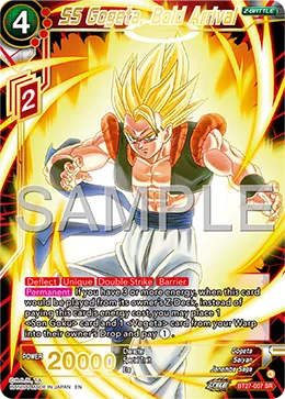 BT27-007 SS Gogeta, Bold Arrival