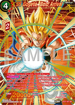 BT27-007 SS Gogeta, Bold Arrival (Alt art)